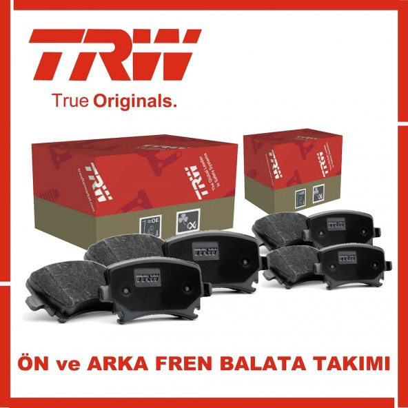 BMW 3 Serisi 2011-2018 TRW Ön ve Arka Fren Balata Takımı ürün görseli 1