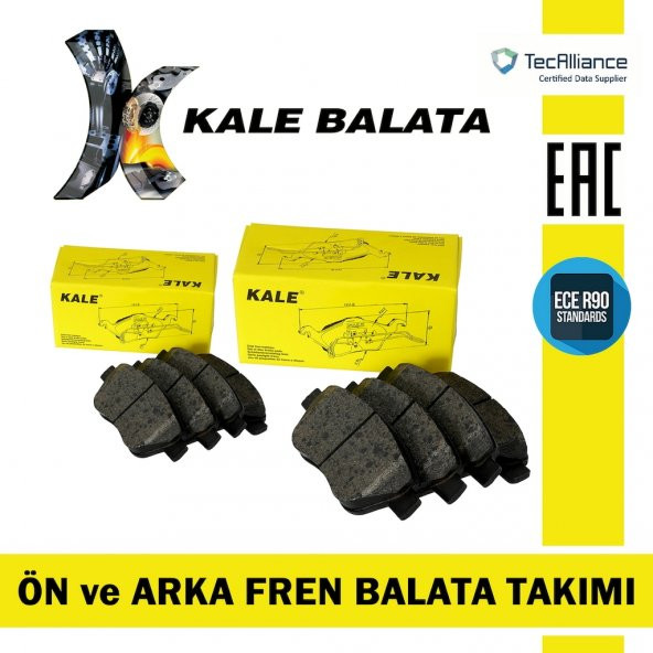 Honda Civic FD6 2006-2016 Kale Ön ve Arka Fren Balatası ürün görseli 1