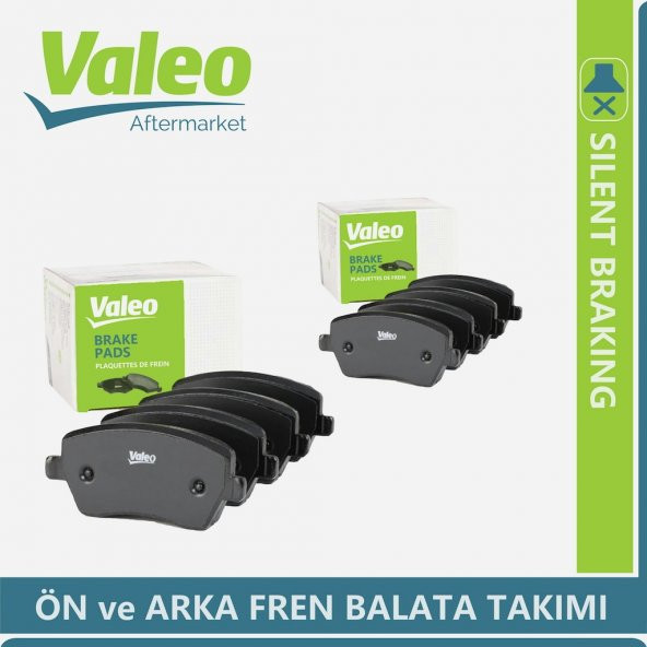 Hyundai İ20 2014-2020 Valeo Ön ve Arka Fren Balata Takımı ürün görseli 1