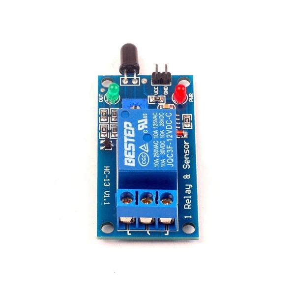 12V Röleli Alev Ateş Algılama Sensör Modülü - Resim 5