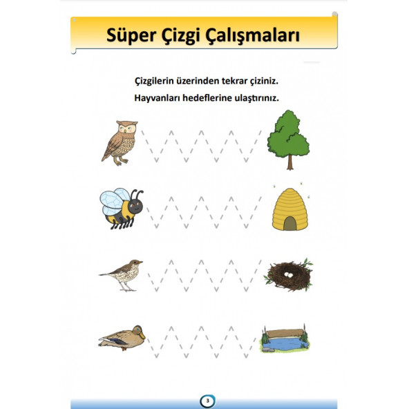 Okul Öncesi Süper Çizgi Çalışması Kitabı - Resim 2