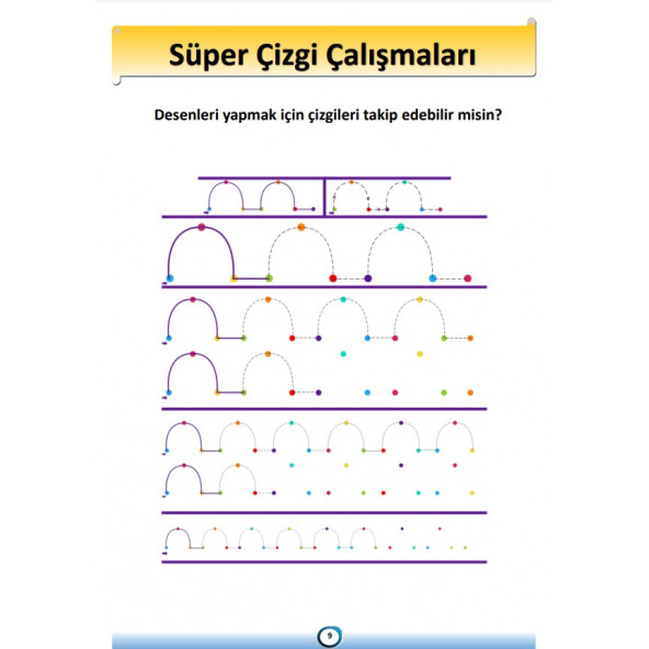 Okul Öncesi Süper Çizgi Çalışması Kitabı - Resim 3