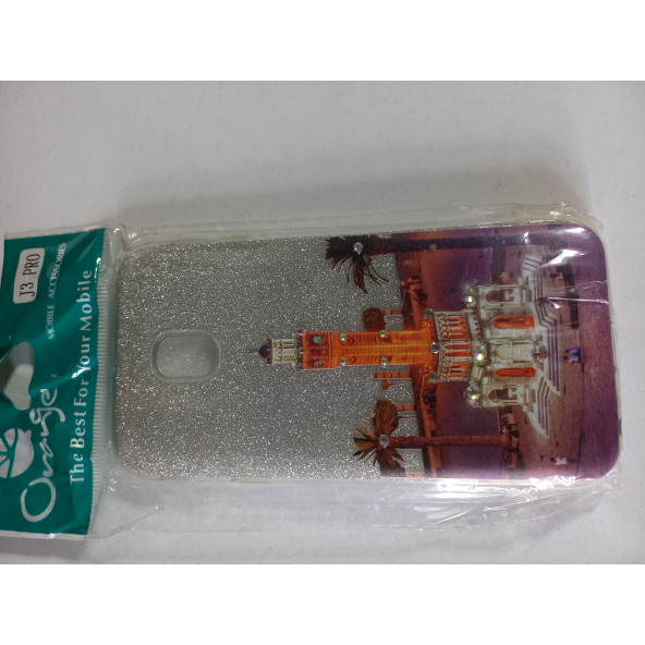 ASLANTİC SAMSUNG J3 PRO SİMLİ TAŞLI KILIF - Resim 2
