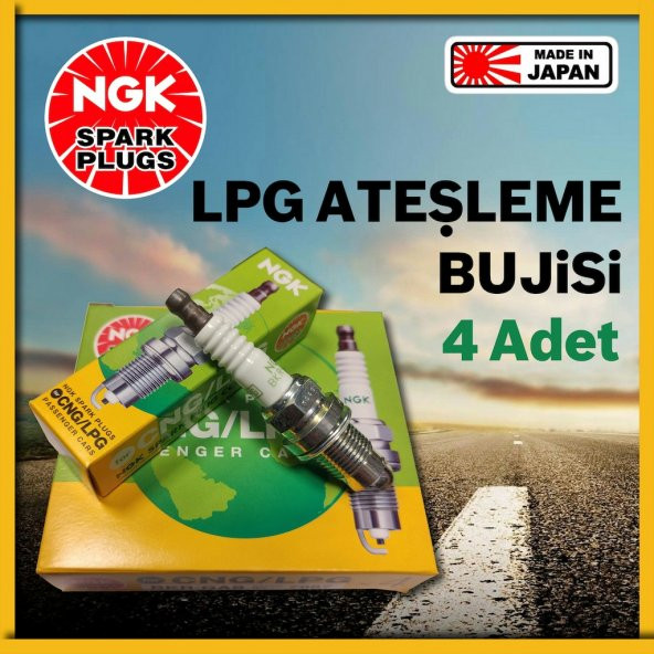 Bmw 5 535 i 1985-1987 NGK LPG Buji 4 Adet Made in JAPAN ürün görseli 1