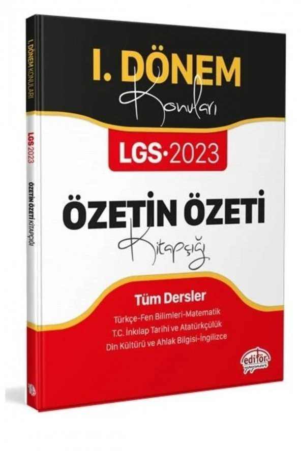 2023 Lgs I. Dönem Konuları Özetin Özeti Kitapçığı ürün görseli 1