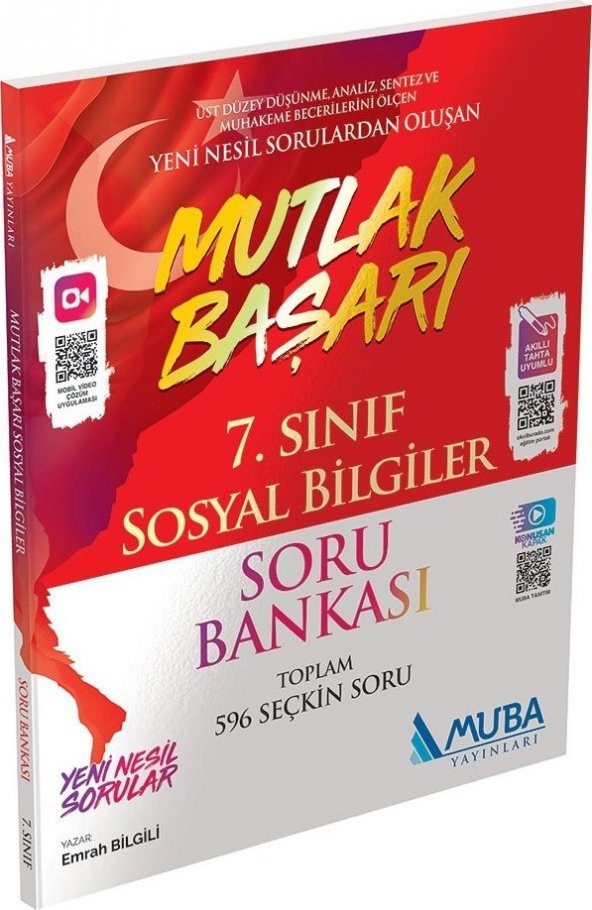 Muba Mutlak Başarı 7. Sınıf Sosyal Bilgiler Soru Bankası ürün görseli 1