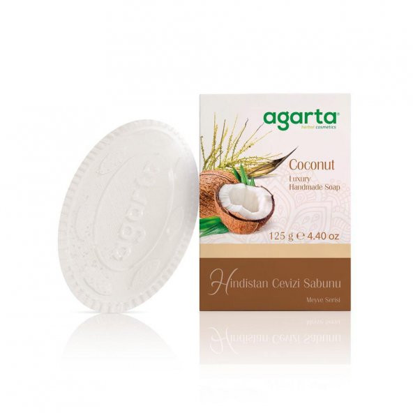 Agarta Doğal Hindistan Cevizi Sabunu 125 g ürün görseli 1