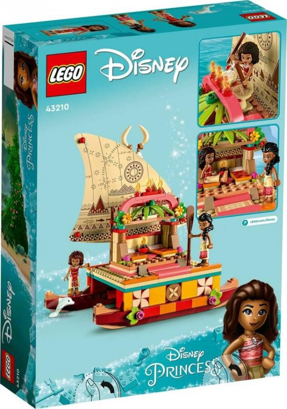 LEGO Disney 43210 Moanas Wayfinding Boat - Resim 2