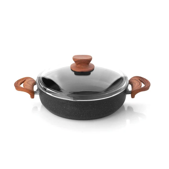 CVS DN 20017 24CM Granit Basık Tencere - Resim 2