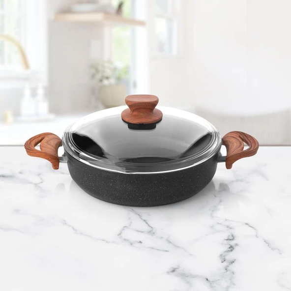 CVS DN 20017 24CM Granit Basık Tencere ürün görseli 1