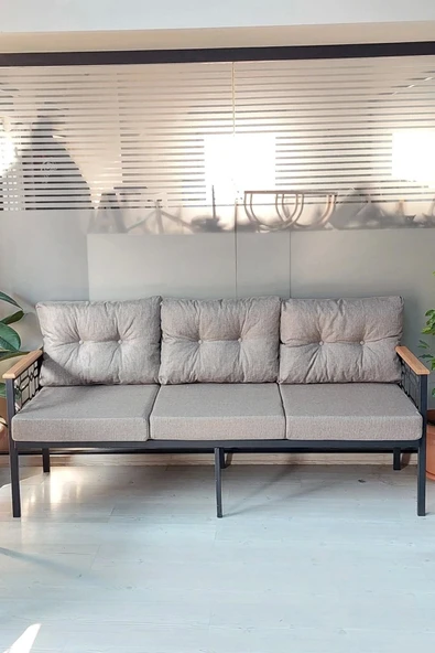adımshops İnci 3'lü Lazer Bahçe,balkon,teras,cafe,çay Seti,oturma Grubu,lazer Koltuk Takımı 3lütekliler ürün görseli 1