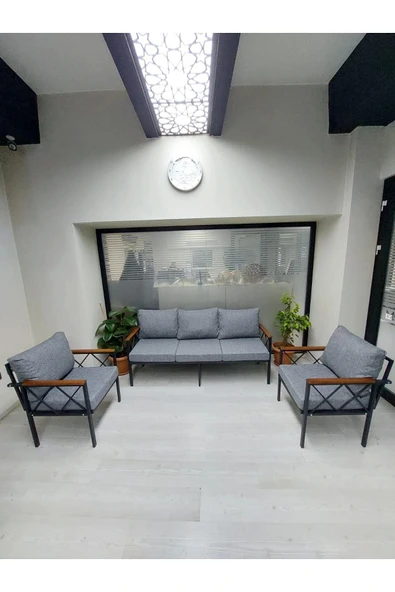adımshops Safir Balkon-bahçe-kafe Çay Seti Koltuk Oturma Takımı-oturma Grubu ürün görseli 1