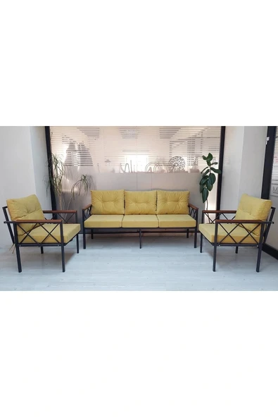 adımshops Safir 3 1 1 Bahçe,balkon,teras,cafe,çay Seti,oturma Grubu,koltuk Takımı,ofis Koltuk ürün görseli 1