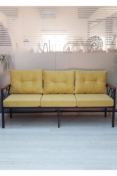 adımshops Safir 3'lü Bahçe,balkon,teras,cafe,çay Seti,oturma Grubu,koltuk Takımı,ofis Koltuk ürün görseli 1