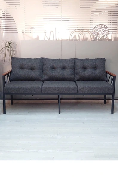 adımshops Safir 3'lü Bahçe,balkon,teras,cafe,çay Seti,oturma Grubu,koltuk Takımı ürün görseli 1
