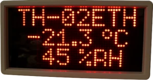 Electrosec TH-02DSP Dotmatrix Isı ve Nem Led Ekranı ürün görseli 1