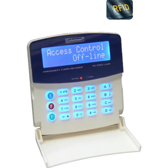 Electrosec  AC-1567LKR Rfid Lcd Okuyucu Keypad ürün görseli 1