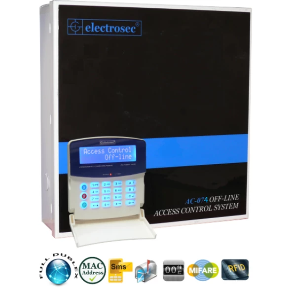 Electrosec AC-074ETH Güvenlik Amaçlı Off-Line ve Online Kartlı Geçiş Sistemi ürün görseli 1