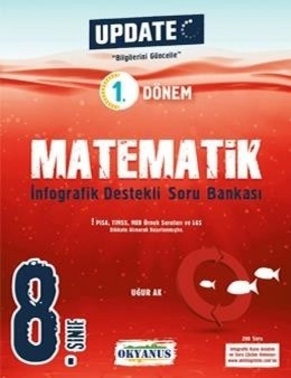 Okyanus Yayıncılık 8. Sınıf Update 1. Dönem İnfografik Destekli Matematik Soru Bankası ürün görseli 1