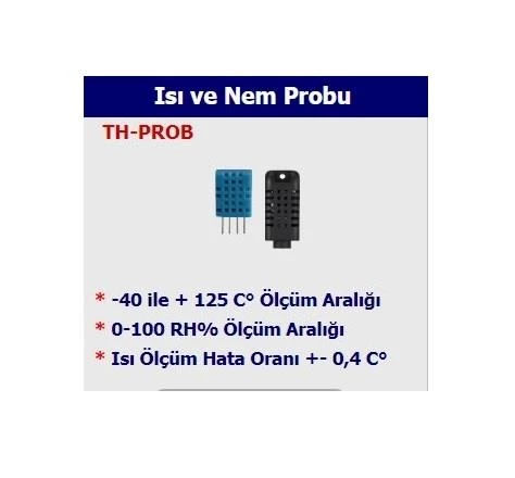 Electrosec TH-03 Serisi İçin İlave Isı ve nem Probu - Resim 2
