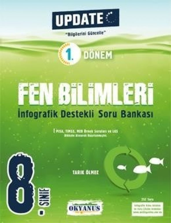 Okyanus Yayıncılık 8. Sınıf Update 1. Dönem Infografik Destekli Fen Bilimleri Soru Bankası ürün görseli 1
