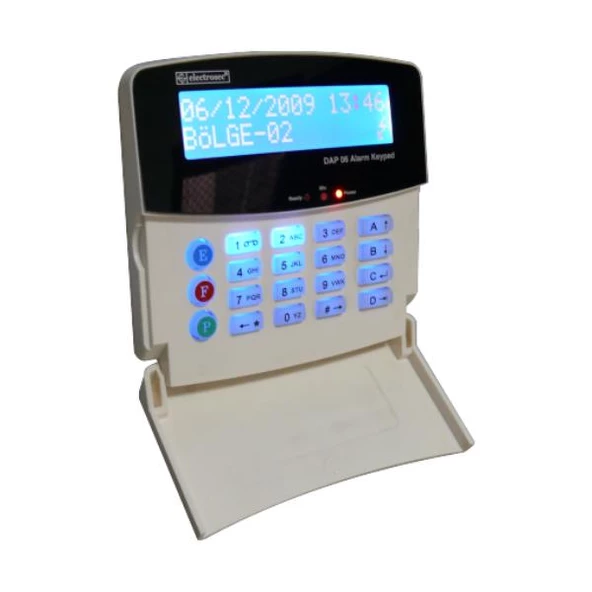Electrosec DAP-06KPL Lcd Ekranlı Alarm Keypad ürün görseli 1