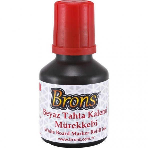 Brons Tahta Kalem Mürekkebi Kırmızı 30 Cc - Br-351 ürün görseli 1