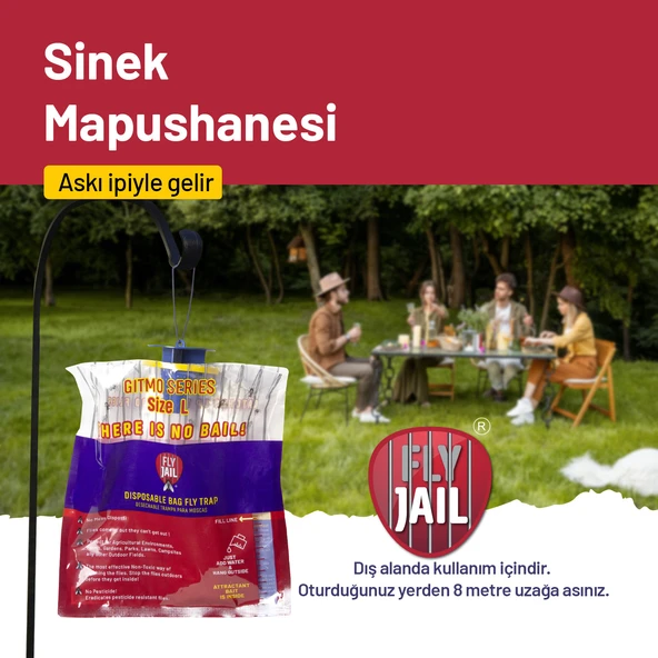 2 ADET Fly Jail - L Karasinek Tuzağı - Resim 2