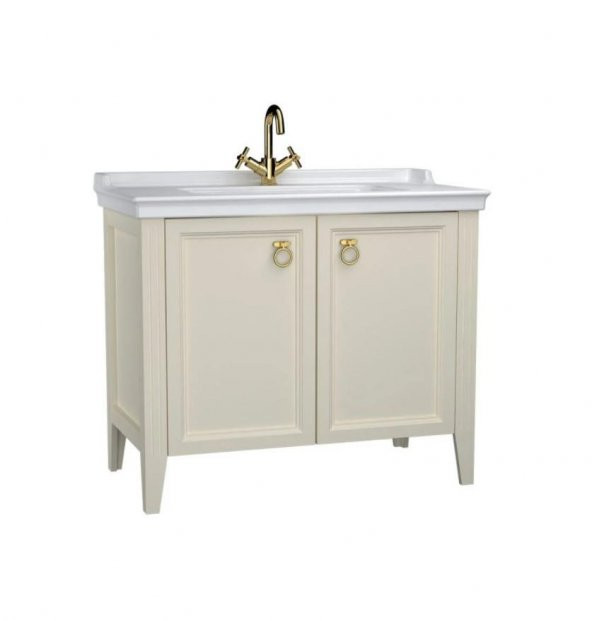 Vitra Valarte 100 cm Fildişi Banyo Dolabı Alt Modül, Lavabo 62158 ürün görseli 1
