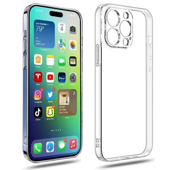 Smcase iPhone 14 Pro Max Kılıf Kamera Korumalı Tpu Silikon ürün görseli 1