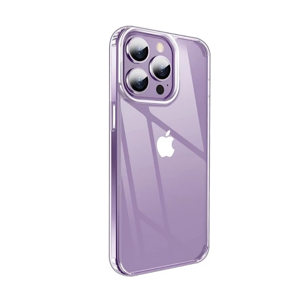Smcase iPhone 14 Pro Max Kılıf Coss Hibrit Crsytal Silikon  Nano Ekran Koruyucu ürün görseli 1