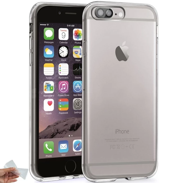 Smcase İPhone 7 Tam Korumalı Silikon Kılıf ürün görseli 1