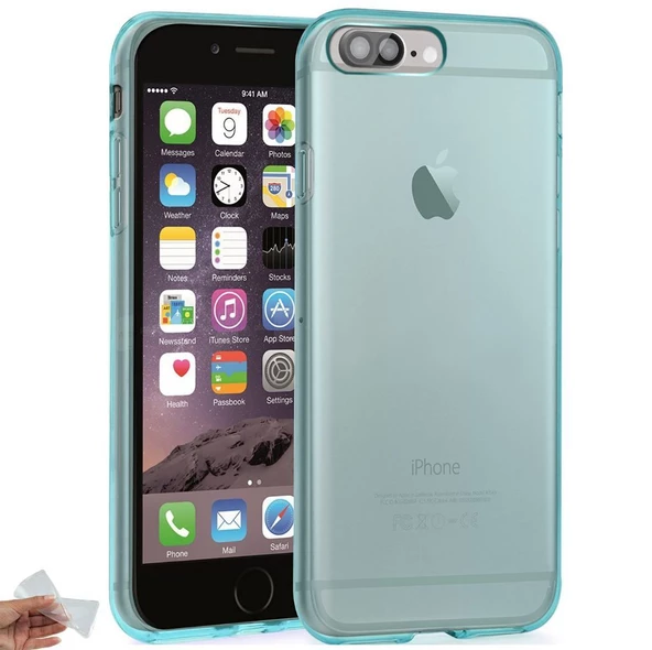 Smcase İPhone 7 Tam Korumalı Silikon Kılıf - Resim 3