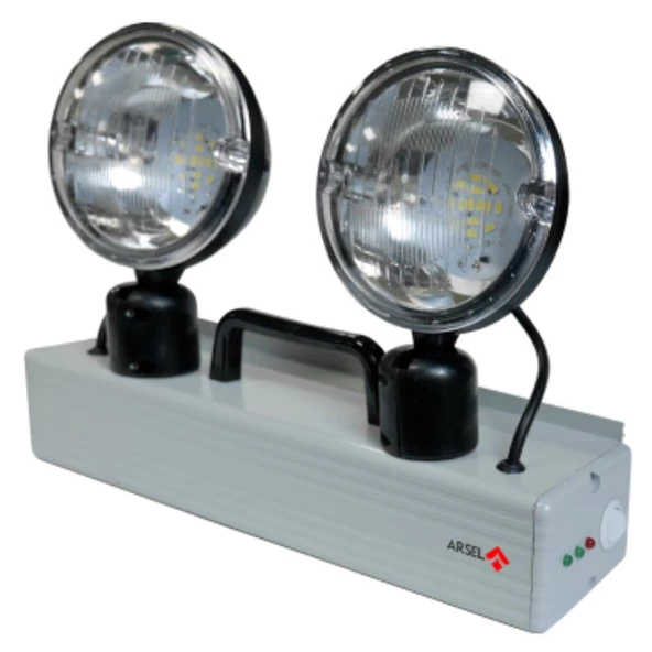 Arsel Versalite-LP VSA-214L (lifepo4) Acil Aydınlatma Armatürü Kesintide 180 Dak. Yanan 2x14 Led Lamba ürün görseli 1