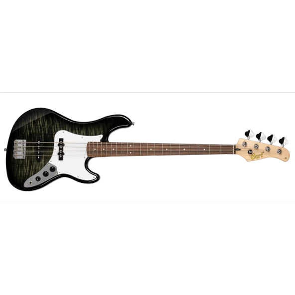 Cort Gb24Jj Tbk Bass Gitar, Trans Black ürün görseli 1