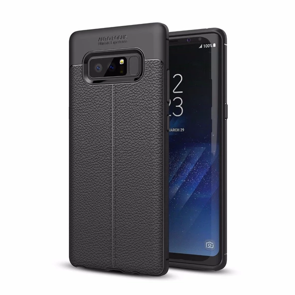 Smcase Samsung Galaxy S8 Plus Deri Dokulu Silikon ürün görseli 1