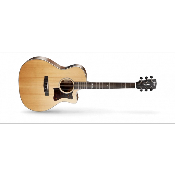 Cort Ga5F-Bwns Elektro Akustik Gitar, Grand Auditorium Kasa, Naturel ürün görseli 1