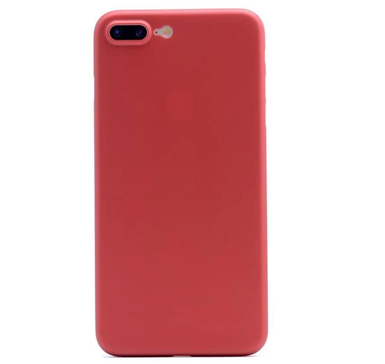 Smcase iPhone 8 Plus Mat PP Silikon Kılıf - Resim 3