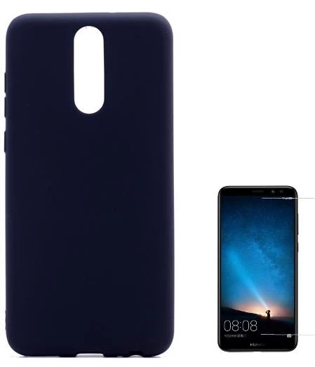 Smcase Huawei Mate 10 Lite Lüks Silikon Kılıf  Cam Ekran Koruyucu ürün görseli 1