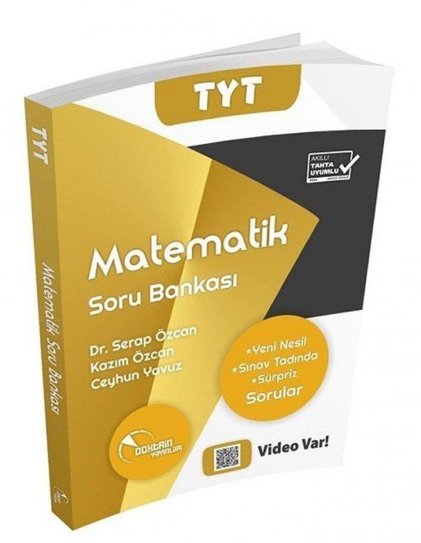TYT Matematik Video Çözümlü Soru Bankası Doktrin Yayınları ürün görseli 1