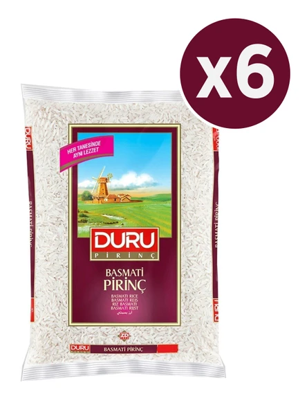 Duru Basmati Pirinç 1000 gr x 6 Adet ürün görseli 1