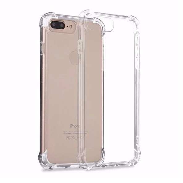 Smcase iPhone 7 Plus Darbe Koruma Silikon Kılıf  Nano Ekran Koruyucu ürün görseli 1