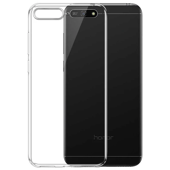 Smcase Huawei Y6 2018 Silikon Kılıf  Nano Cam Ekran Koruyucu ürün görseli 1