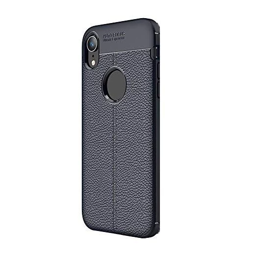 Smcase iPhone XR Kılıf Deri Dokulu Silikon ürün görseli 1