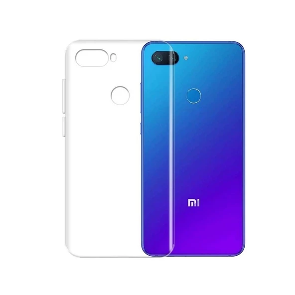 Smcase Xiaomi Mi 8 Lite Kılıf Silikon   Nano Ekran Koruyucu ürün görseli 1