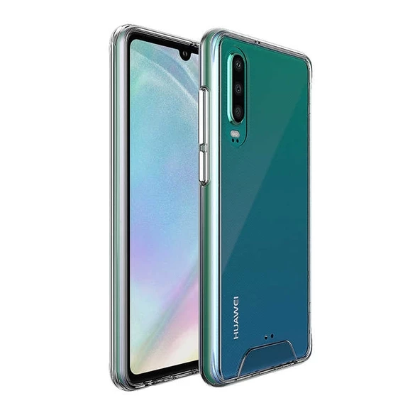 Smcase Huawei P30 Gard Darbe Korumalı Silikon Kılıf  Nano Ekran Koruyucu ürün görseli 1