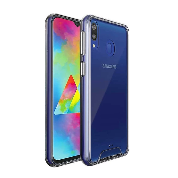 Smcase Samsung Galaxy M20 Kılıf Gard Silikon   Nano Ekran Koruyucu ürün görseli 1