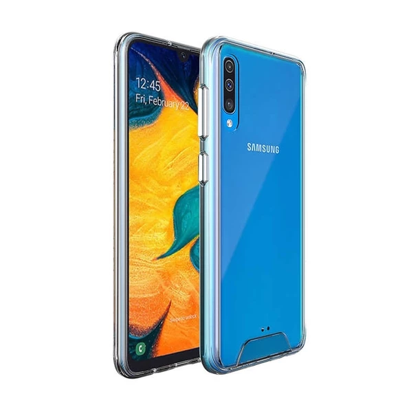 Smcase Samsung Galaxy A30s Kılıf Gard Darbe Korumalı Silikonlu   Nano Ekran Koruyucu ürün görseli 1