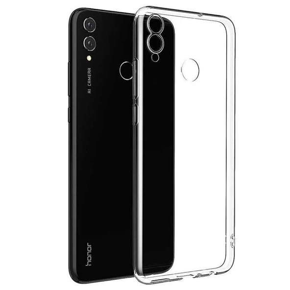 Smcase Huawei Honor 8C Süper Silikon Kılıf  Nano Ekran Koruyucu ürün görseli 1