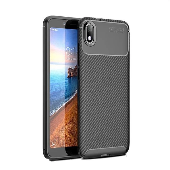 Smcase Xiaomi Redmi 7A Kılıf Ultra Soft Negro Karbon Silikon ürün görseli 1